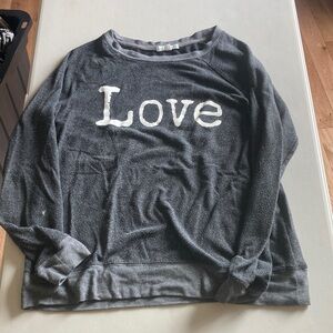 Grayson Threads Heather Charcoal Gray Pullover